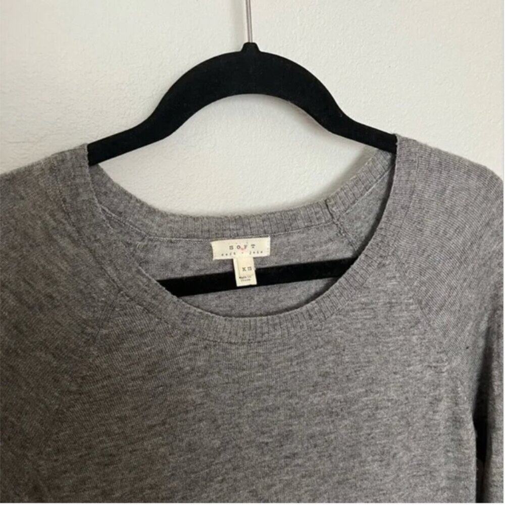 Soft Joie Grey Knit Sweater Dress - Picture 4 of 7